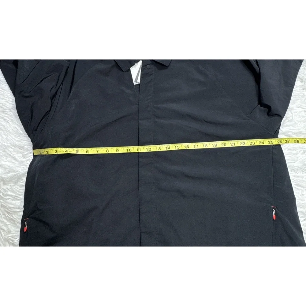 ADIDAS Basketball Warm up Jacket Large Black Track Snap Button Training $140 New